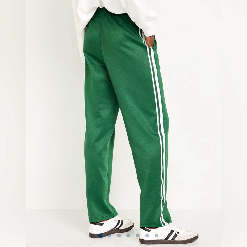 Green Track Pants - Size Large